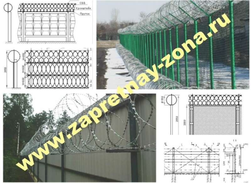 Монтаж и продажа колючей проволоки Егоза в Москве