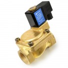 Клапан электромагнитный латунный ЗИТА тип 0955500 Ду 25, 220V50Hz