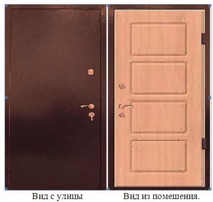 Дверь входная теплая с термомостом