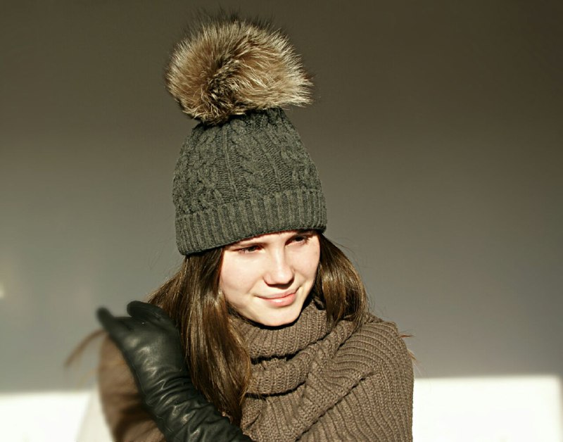 Шапочки Beanie 100 песец