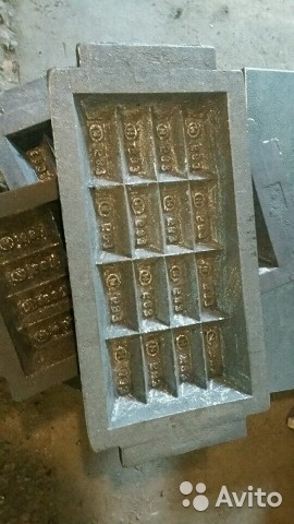 Изложница баббит Б83