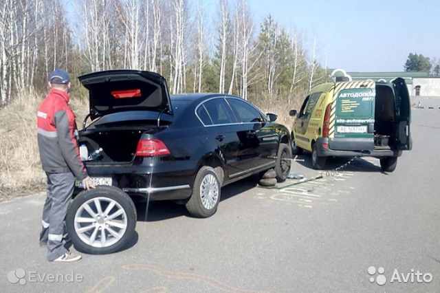 Ремонт автомобилей на дороге