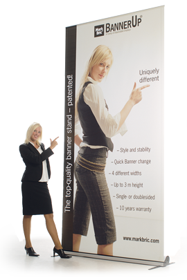 Роллерный стенд bannerup big plus 120 х 300 от mark bric