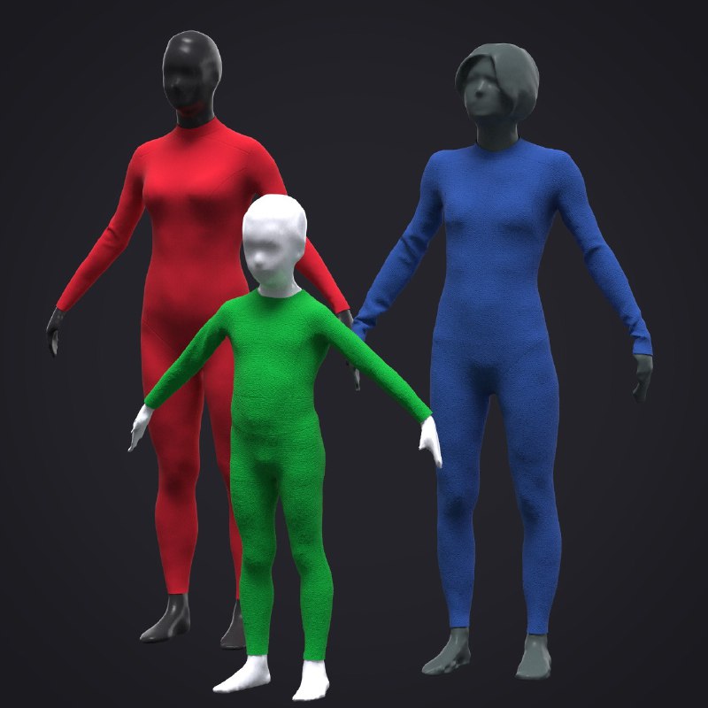 Аватары для Clo3D