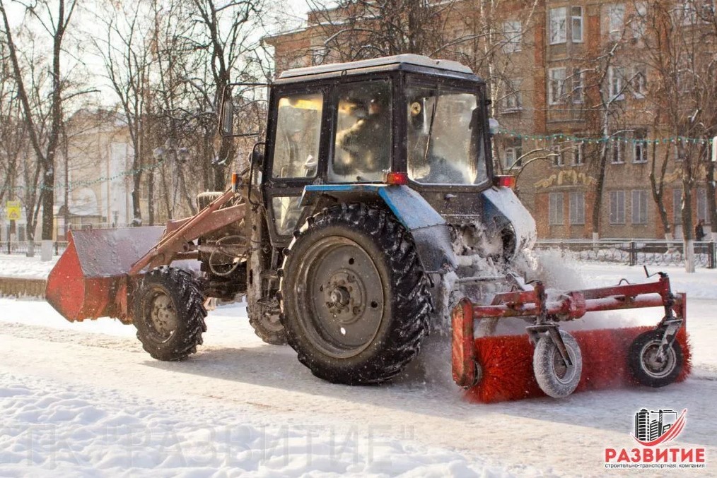 Вывоз снега и льда техникой