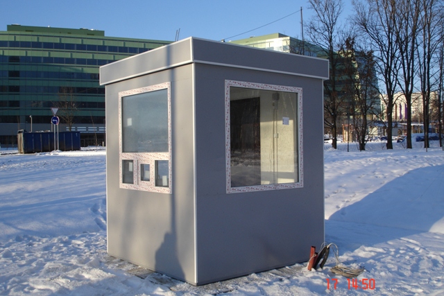 Пост охраны размер 2,0х2,0х2,5м, П-4 цена эконом, новый, утепленный
