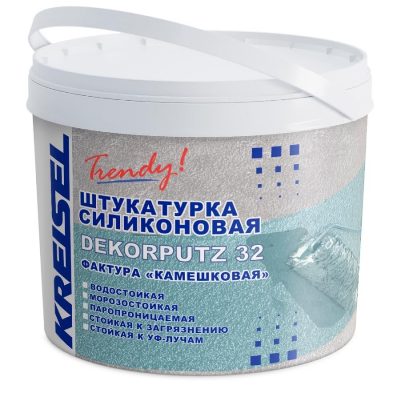 Фасадная силиконовая штукатурка барашек декоративная штукатурка Камешковая
