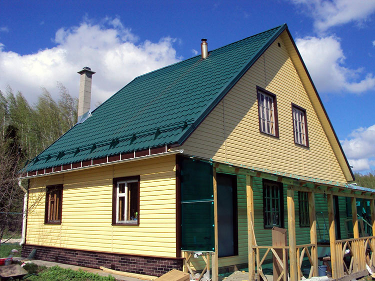 Фасад и ремонт кровли в Русском Камешкире под ключ