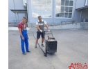 Заливка трещин на стоянке